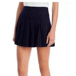 Size 16 Navy Pinstripe Mini Skirt